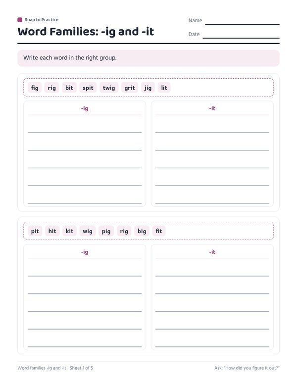 Practice sheet 1 made from it