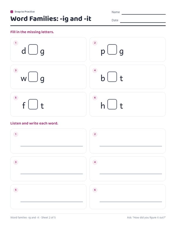 Practice sheet 2 made from it